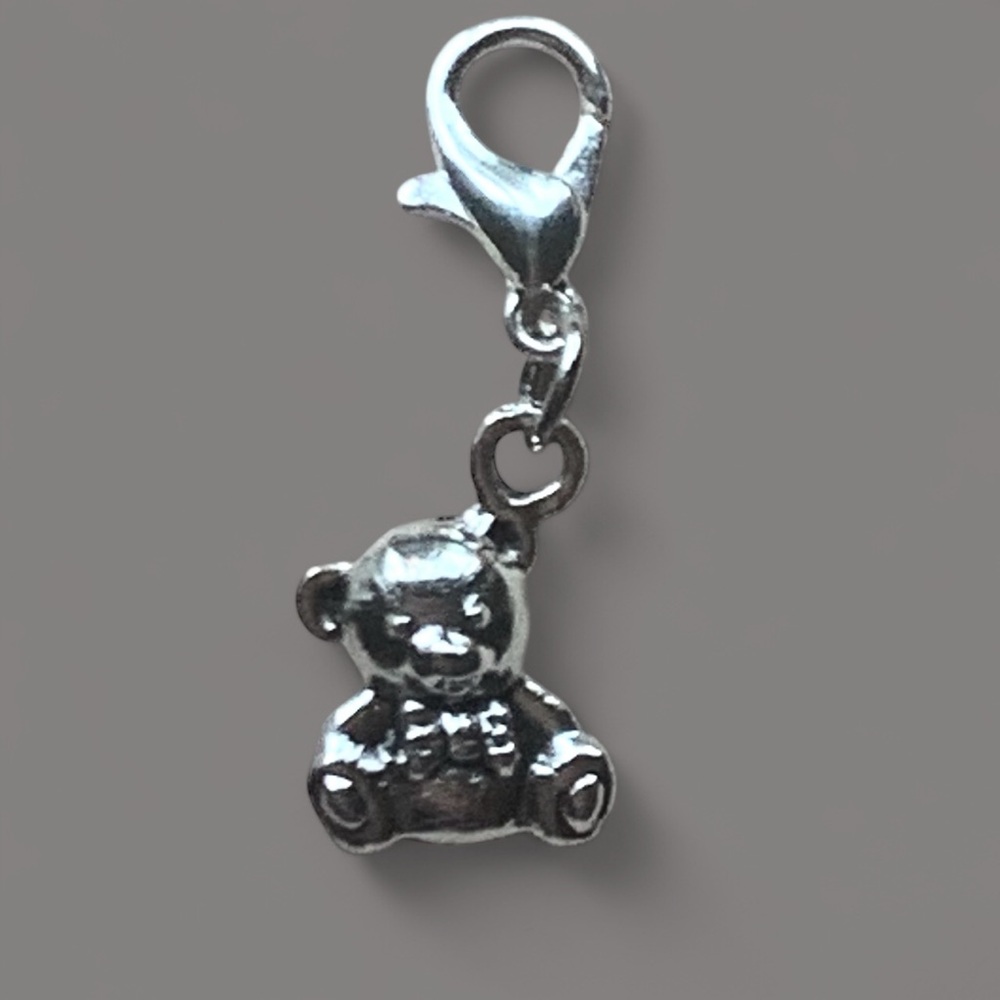 Baby Bear Silver Charm